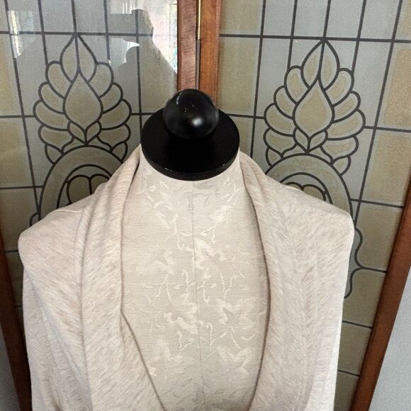 Soft Surroundings Belted Cozy Soft Midi Length Bath Robe Cream Color Size XL - Picture 5 of 15